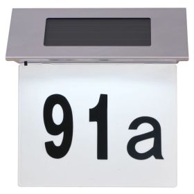 Solar LED House Number Light by vidaXL