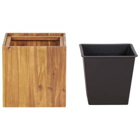 Garden Raised Bed Pot - Solid Acacia Wood by vidaXL