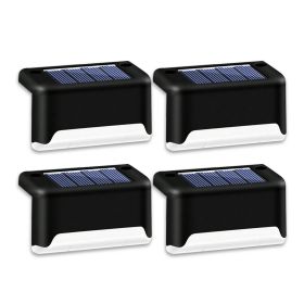 4 Solar LED Bright Outdoor Deck Lights