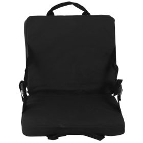 Portable Adjustable Camping Cushion Chair with Backrest