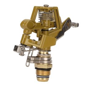 Thread Watering Sprinkler Head 360 Degree Automatic Rotation 15m Range