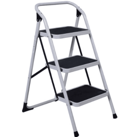 Household Iron Ladder with 3 Steps