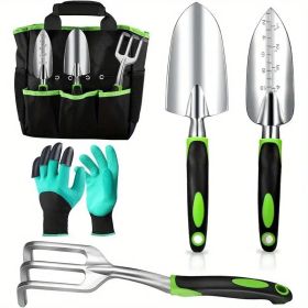 Heavy Duty Gardening Tools - 10 Piece Set