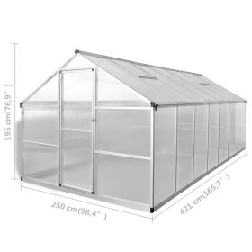 Greenhouse Reinforced Aluminum by vidaXL