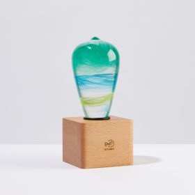 Resin Wood Table Lamp