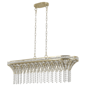 Modern Champagne Gold Kitchen Island Chandelier