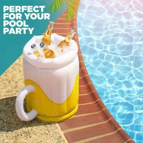 1pc Pvc Inflatable Ice Bucket Party Beer Cooler