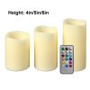 3Pcs Flameless Candles