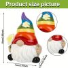 Garden Rainbow Gnome Resin Statue