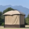 10ft x 12ft Outdoor Double Vents Gazebo