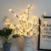 20 LED String Light Butterfly Orchid Branch Garland