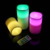3Pcs Flameless Candles