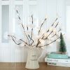 20 LED String Light Butterfly Orchid Branch Garland