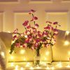 20 LED String Light Butterfly Orchid Branch Garland