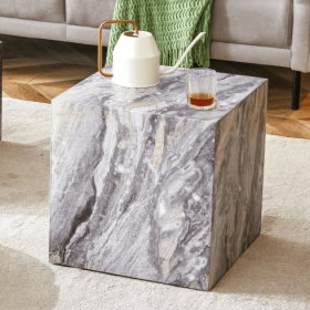Modern MDF Coffee Table (Color: Grey)