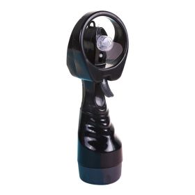 Mini Handheld Water Spray Mist Fan (Color: Black)