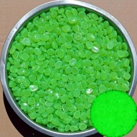 100pcs/bag Glow In The Dark Stones (Color: Green)