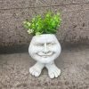1pc Resin Planter Statue Vase