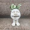 1pc Resin Planter Statue Vase